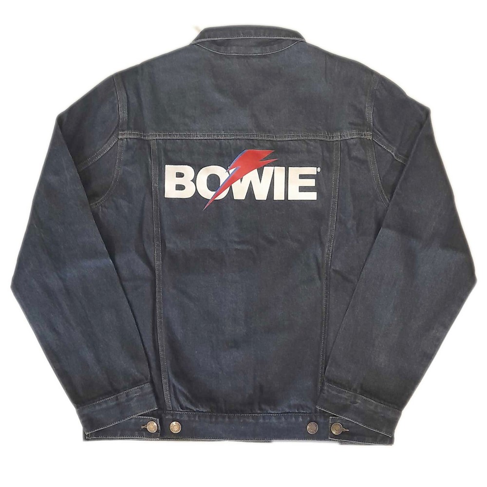 David Bowie - Flash Logo Jacke - Blau